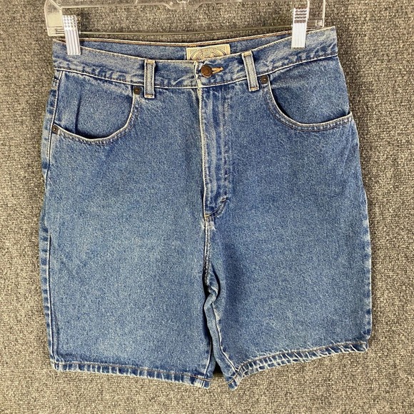 Vintage American Eagle Shorts Women's Size 10‎ Denim 100% Cotton Blue - Picture 1 of 6